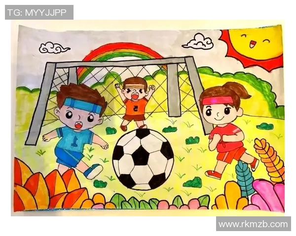 幼儿园小朋友们的足球梦想与偶像明星绘画创作活动